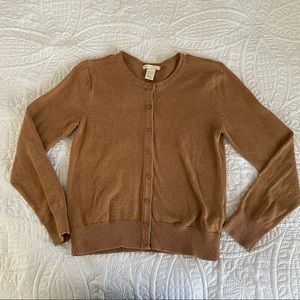 H&M Basic Brown Cardigan Small